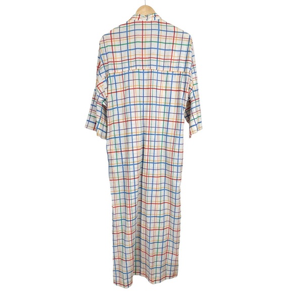 Vintage Colorful Plaid Sleep Gown Size 6 - Picture 5 of 7